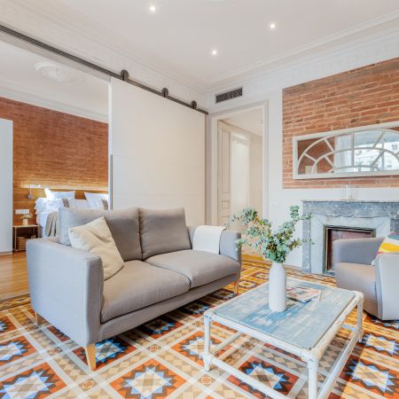 Apartmento barcelona eixample sal&oacute;n