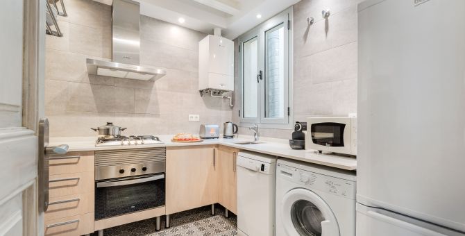  apartment barcelona eixample cocina