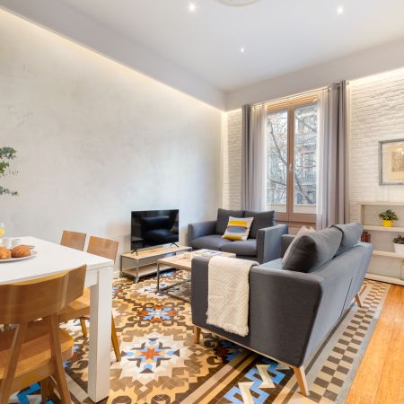 apartment barcelona eixample sal&oacute;n