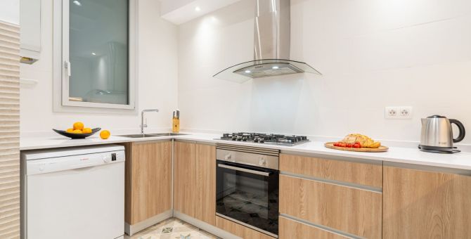  apartment barcelona eixample cocina