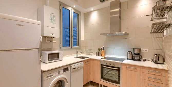  apartment barcelona eixample cocina